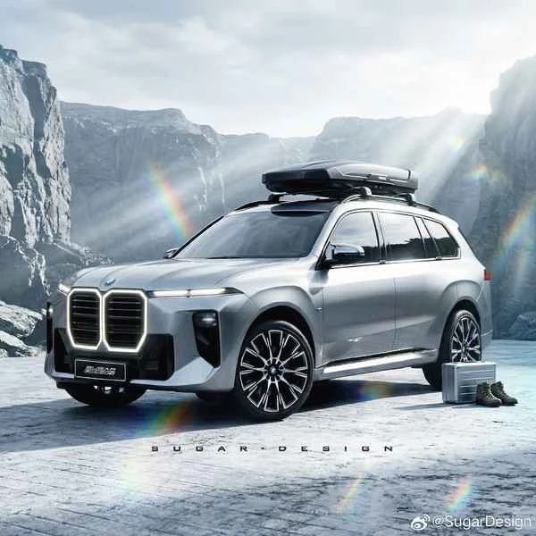 新型BMW X7はどんな外観なのか？フェラーリFUVと同じドアハンドルを採用した場合、どのような印象を受けるのか？
