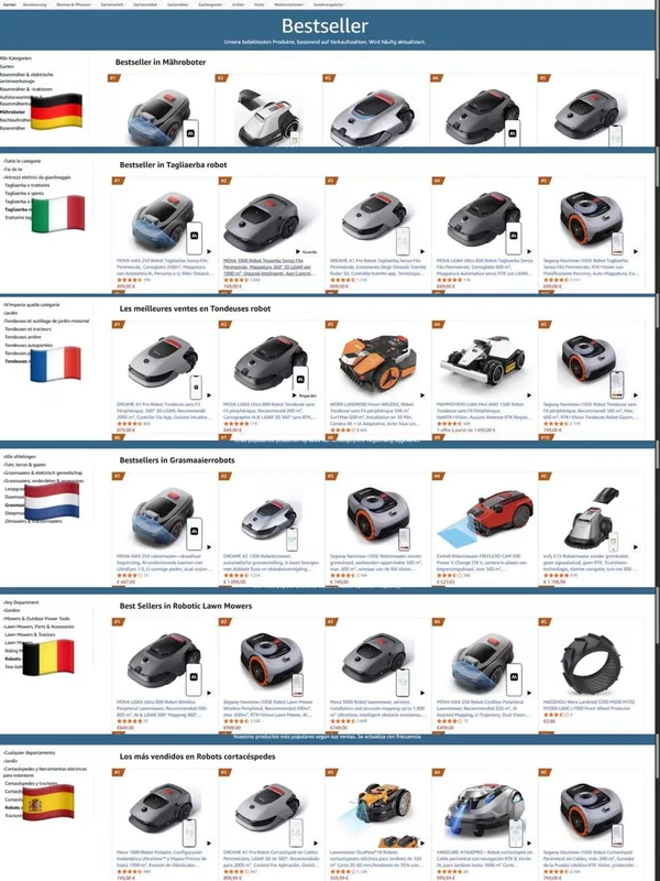 MOVAの芝刈りロボットは発売からわずか1年で世界市場のトップに立ち、スマートガーデンの新時代を切り開いた。