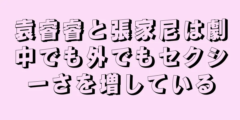 袁睿睿と張家尼は劇中でも外でもセクシーさを増している