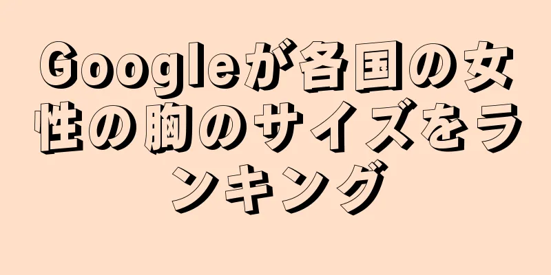 Googleが各国の女性の胸のサイズをランキング