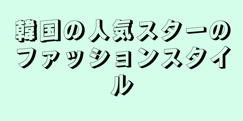 韓国の人気スターのファッションスタイル