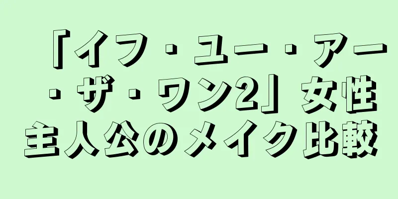 「イフ・ユー・アー・ザ・ワン2」女性主人公のメイク比較