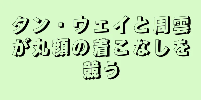 タン・ウェイと周雲が丸顔の着こなしを競う