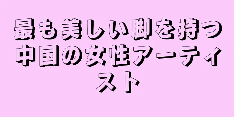 最も美しい脚を持つ中国の女性アーティスト