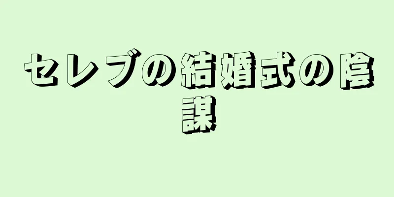 セレブの結婚式の陰謀